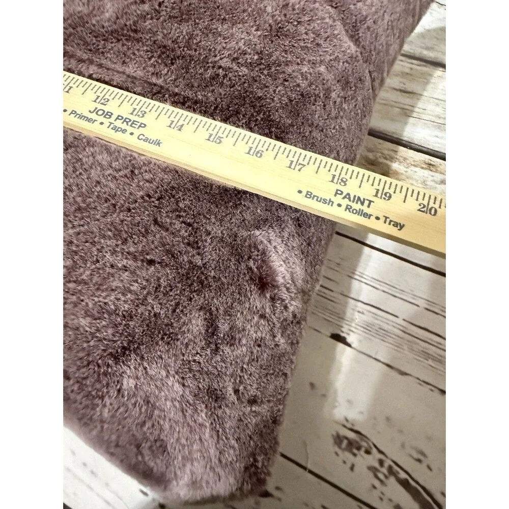LARGE UGG Duck Feather Down Throw Pillow - SO SOFT! 19” Square THICK! Purple